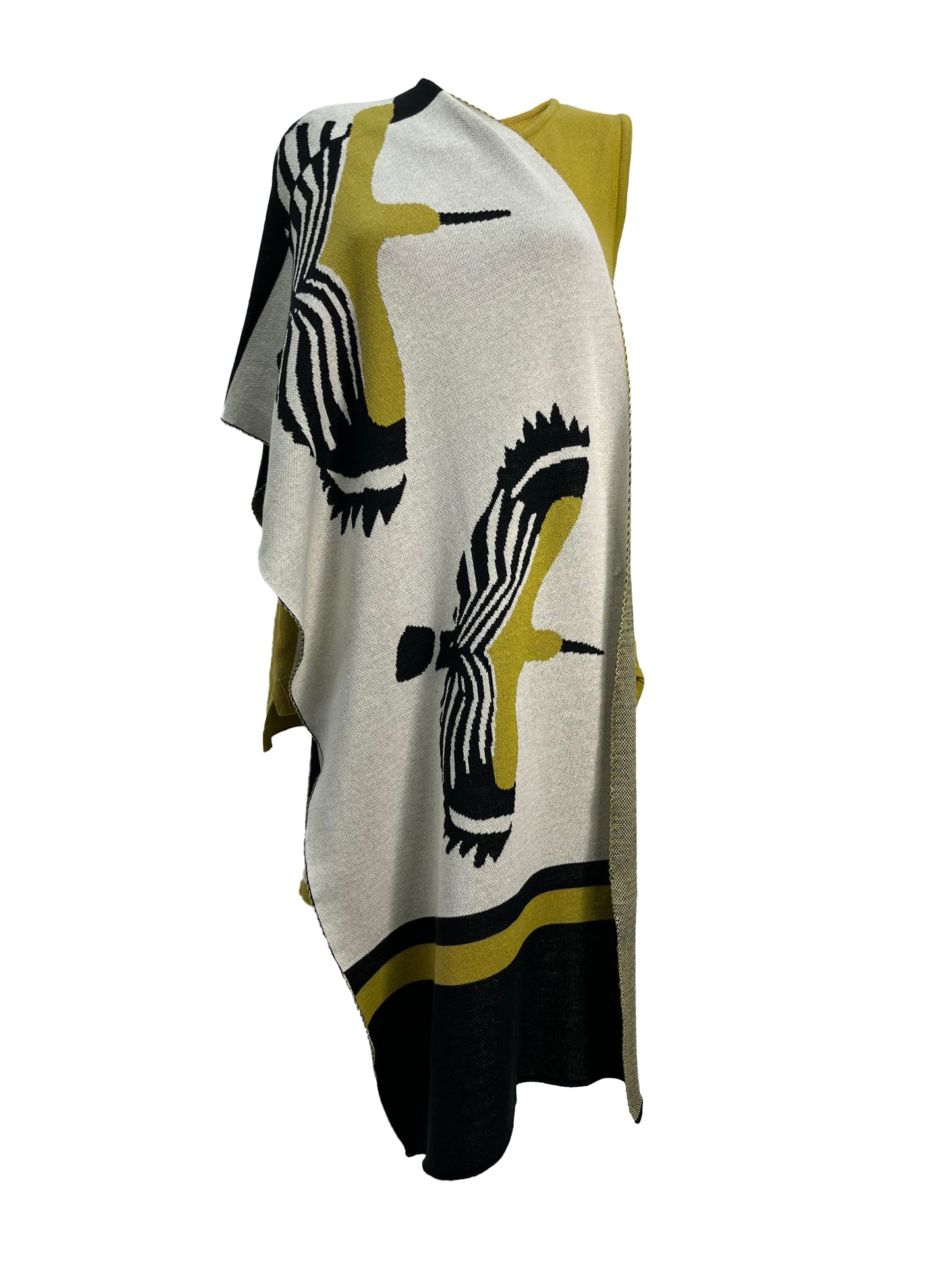 Hoopoe, Sun & Pincushion Protea Scarf