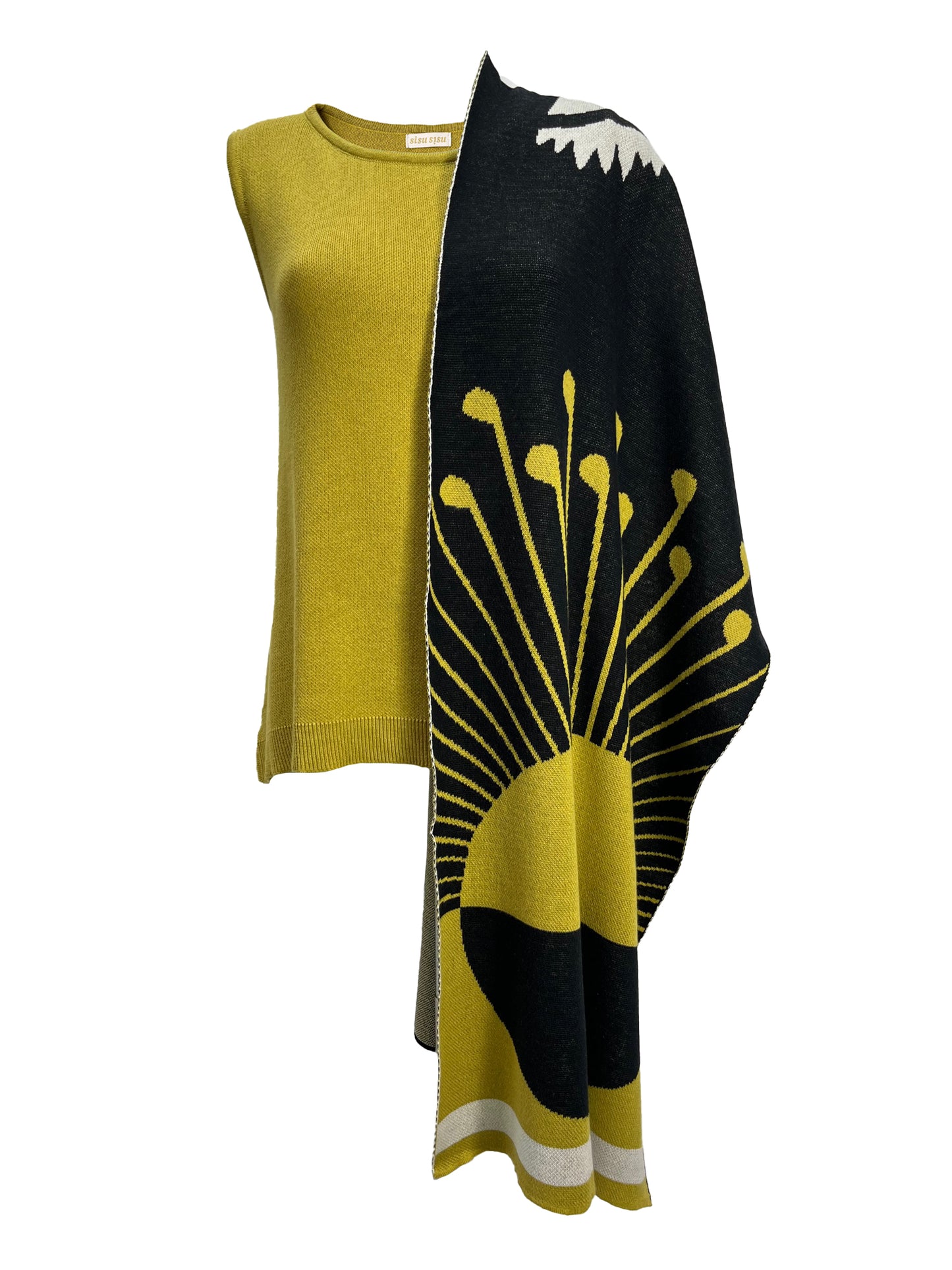 Hoopoe, Sun & Pincushion Protea Scarf