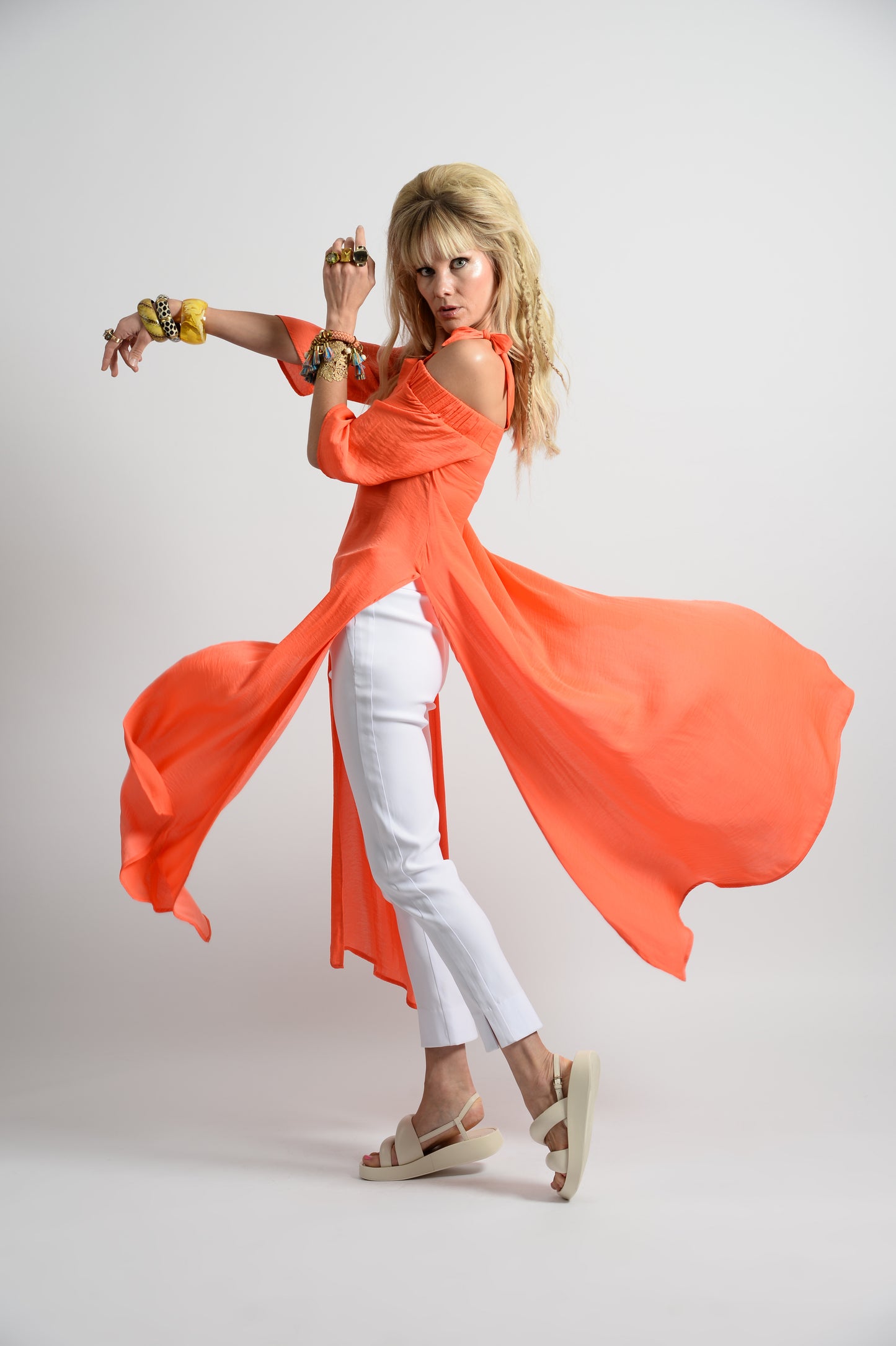 Best Friend Stripe Trouser - White