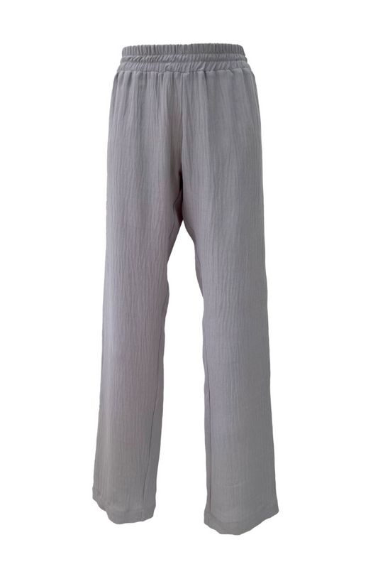 Ethereal Straight Leg Trouser - Dove Grey